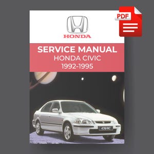 Honda Civic 1992-1995 Instrukcja serwisowa fabryczna PDF