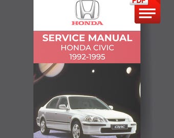 Honda Civic 2002-2003 Service Repair Manual (PDF) - Etsy