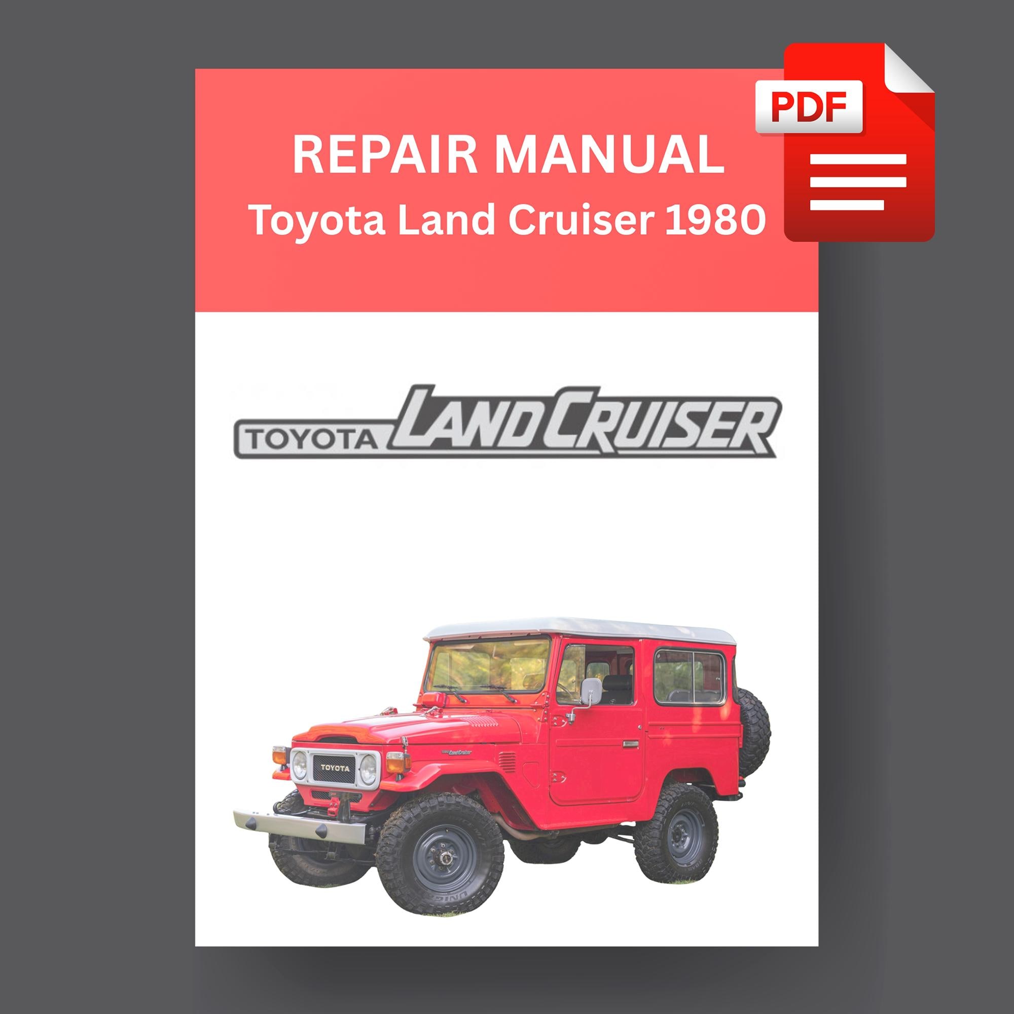 Toyota Land Cruiser Manual - Etsy