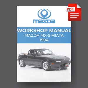 Mazda MX-5 Miata 1994 Workshop Service Manual PDF
