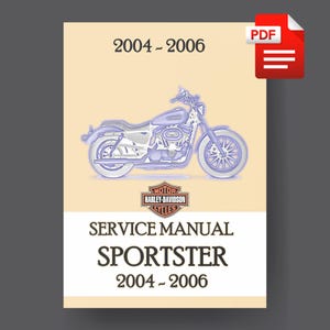 Harley-Davidson 2004-2006 Sportster Motorcycle Service Repair Manual PDF