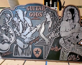 Guitar Gods - SVG, DXF, EPS File