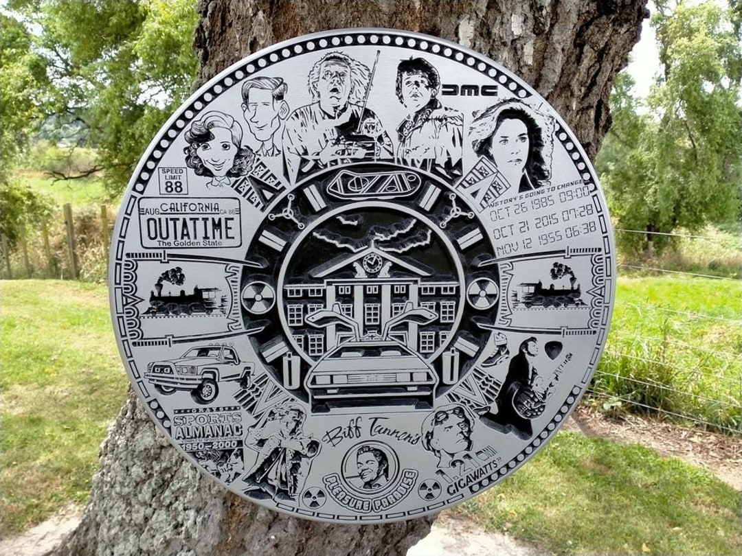 Back to the Future Aztec Calendar - SVG, DXF, EPS File - Etsy