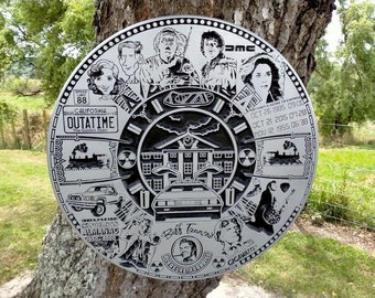 Back To The Future Aztec Calendar - SVG, DXF, EPS File