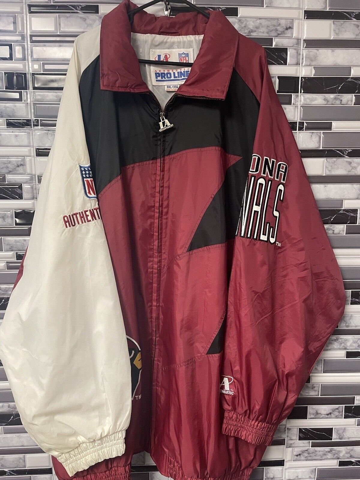 NCAA Louisville Cardinals Red Black Bomber Jacket V12