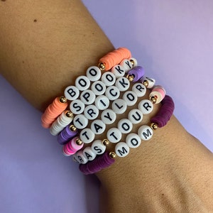 Custom Name Bracelet, Letter Bead Bracelet, Personalized Word Bracelet, Friendship Bracelet, Mom Bracelet, Dainty Bracelet, Initial Bracelet