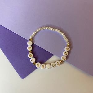 In My Bride Era Bracelet Bride Squad Bracelet Bridesmaid Gift Accessories Wedding Gift Beads Bracelets Bride Team Bracelets Custom Bracelet