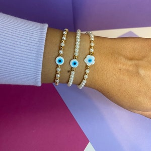 Evil Eye Jewelry, Evil Eye Bracelet, Greek Eye Bracelet, Protection Bracelet, Dainty Evil Eye Bracelet, Evil Eye Custom Bracelet