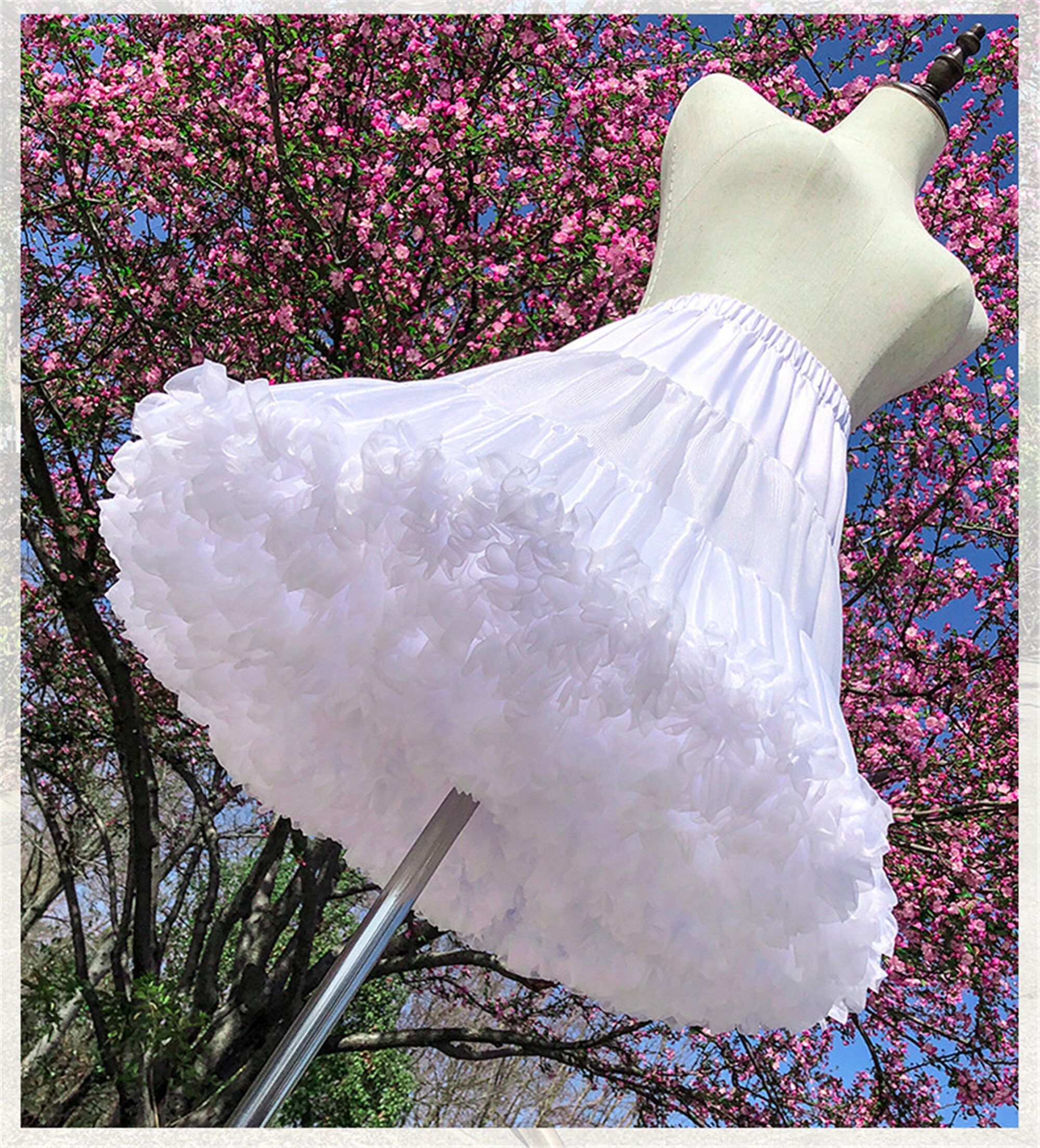 chiffon underskirt