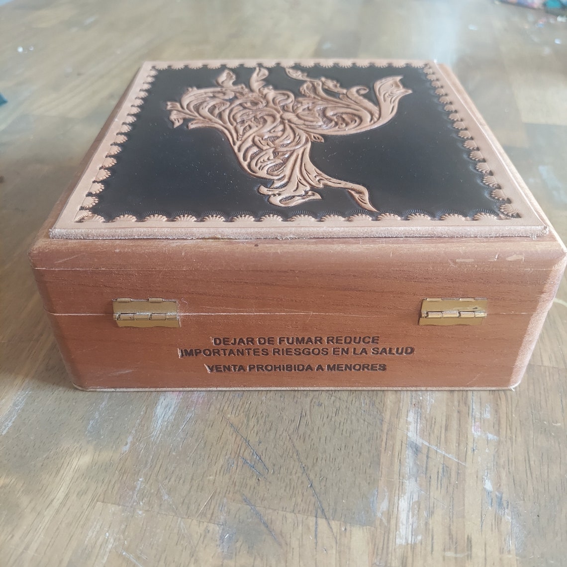 Upcycled Cigar Box Decor Western Decor Box Bucking Horse Etsy