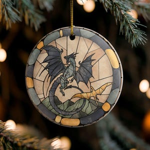 Fourth Wing Ornament Booktok Gifts Fourth Wing Christmas Basgiath War College Bookish Decor Xaden Riorson Violet Sorrengail Dragon Rider image 1