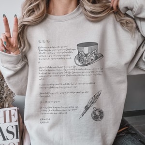 Shadowhunters Academy Shirt Will Herondale Love Letter Tessa Gray Light Academia Clothing Cassandra Clare Infernal Devices Book Sweatshirt