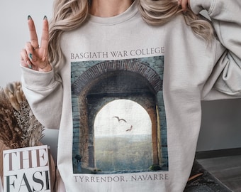 Fourth Wing Sweatshirt Basgiath War College Booktok Bookish Merch Violet Sorrengail Dragon Rider Fantasy Bookish Sweatshirt Iron Flame Gift