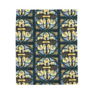 Fourth Wing Merch Basgiath Tairn Stained Glass Book Lovers Blanket Rebecca Yarros Booktok Dragon Rider Bookish Blanket Riorson Book Gift image 4