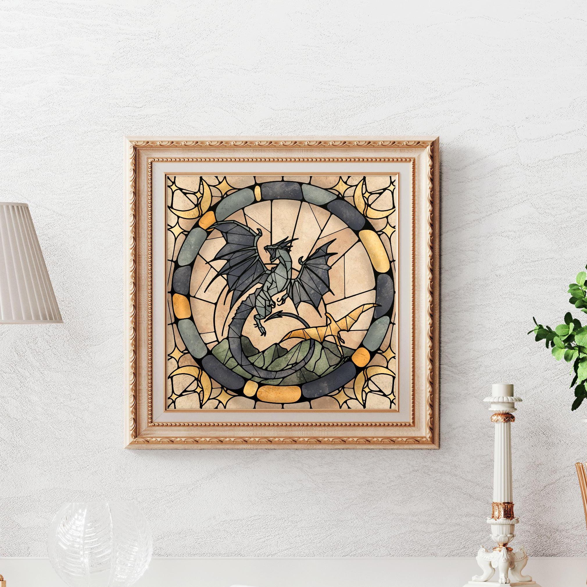 Fourth Wing Art Print Violet Sorrengail Tairn Basgiath War College Booktok Bookish Merch Riorson Dragon Rider Fantasy Bookish Wall Art Gift