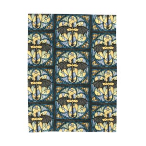 Fourth Wing Merch Basgiath Tairn Stained Glass Book Lovers Blanket Rebecca Yarros Booktok Dragon Rider Bookish Blanket Riorson Book Gift image 5