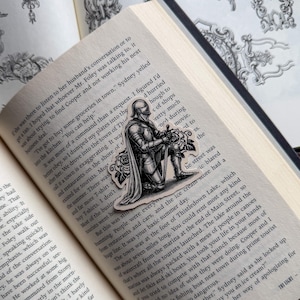 Medieval Romance Sticker Kindle Stickers Knightcore Aesthetic Castle Core Merch Booktok Merch Book Gift Bookish Stickers Book Club Gift bild 2