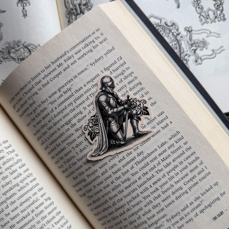 Medieval Romance Sticker Kindle Stickers Knightcore Aesthetic Castle Core Merch Booktok Merch Book Gift Bookish Stickers Book Club Gift bild 2