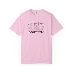 Bookshelves Bookstagram Outfit Cozy Reading Shirt Trendy Book Shirt Book Nerd Tshirt Librarian Tee Romantasy Book Shelf Bookcase Shirt Gift image 7