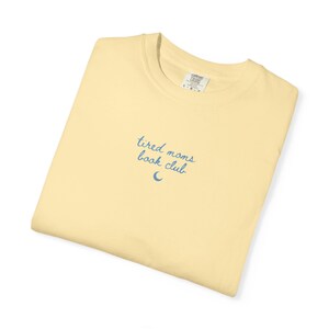 Tired Moms Club Book Swag Mama Minimalistic Shirt Comfort Colors Bookish Shirt Book Merch Book Gift Womensclothing Bookstagram Mom Book Club image 7