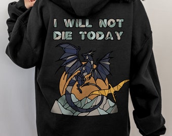 Felpa con cappuccio Fourth Wing Basgiath War College Bookish Merch Xaden Riorson Tairn Andarna Felpa con cappuccio amante dei libri Stampa sul retro Felpa da fidanzato con libro