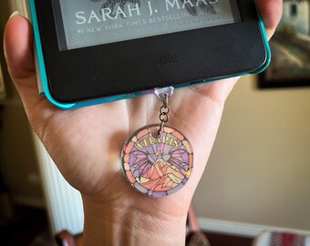 Acotar Kindle-Staubschutzstecker – 3,8 Cm Charm Für Type-C & Lightning, 2 Stück, Buchclub-Accessoire