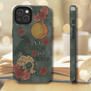 シックス・オブ・クロウズ iPhone 14+ ケッターダム iPhone 14 Pro Max カズ・ブレーカー ノー・モーナーズ タフケース iPhone 14 Pro 頑丈な電話ケース グリシャバース