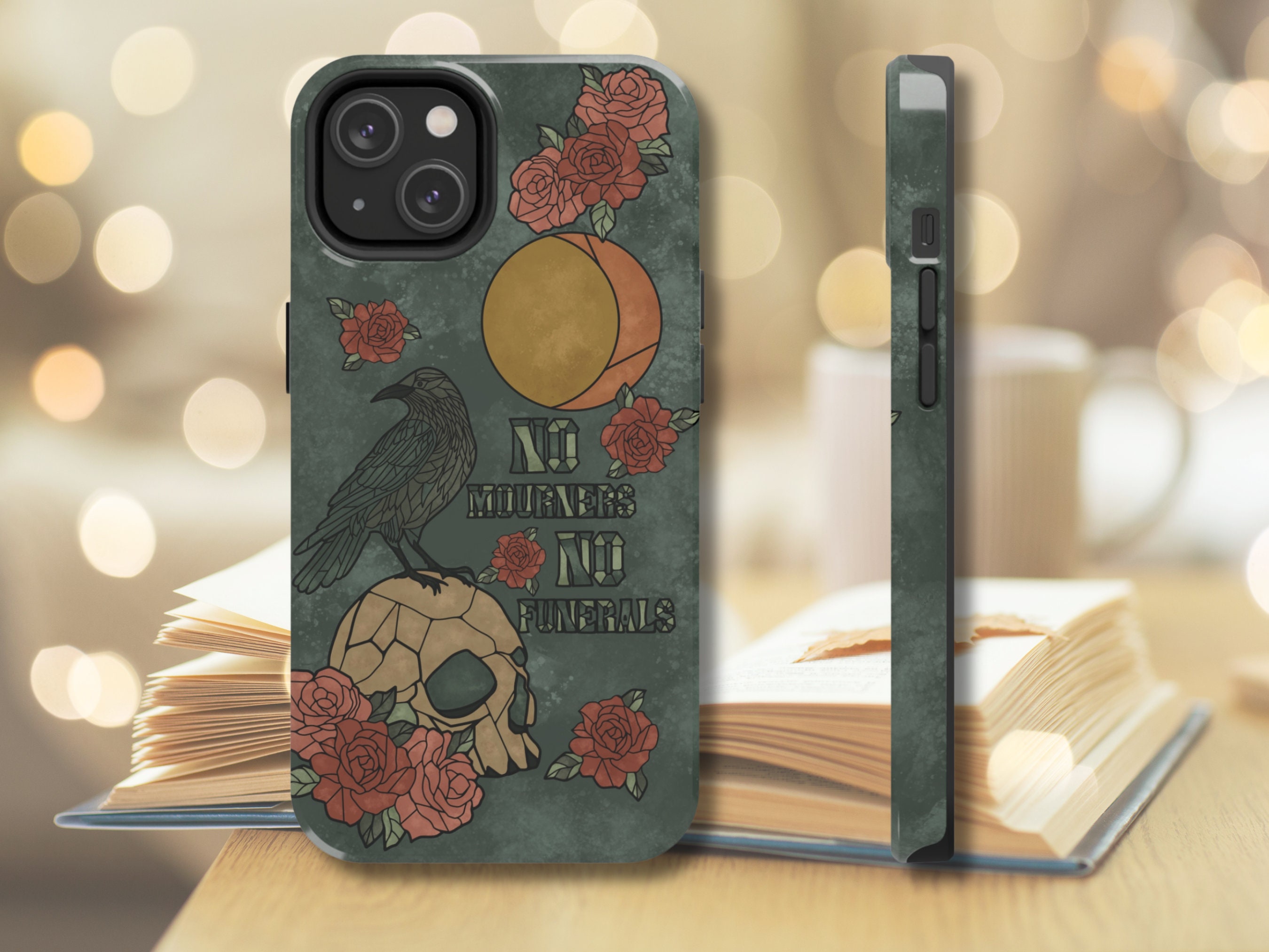 Six of Crows iPhone 14 Plus Ketterdam iPhone 14 Pro Max Kaz Brekker No Mourners Tough Case iPhone 14 Pro Heavy Duty Phone Case Grishaverse