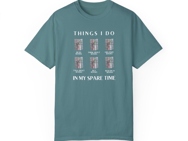 Bookish Cottagecore Shirt Bookish Things Book Lover Shirt Bookstagram Book Merch Poet Shirt Book Lover Gift Bookish Shirt Booktok Bookcore Blue Spruce