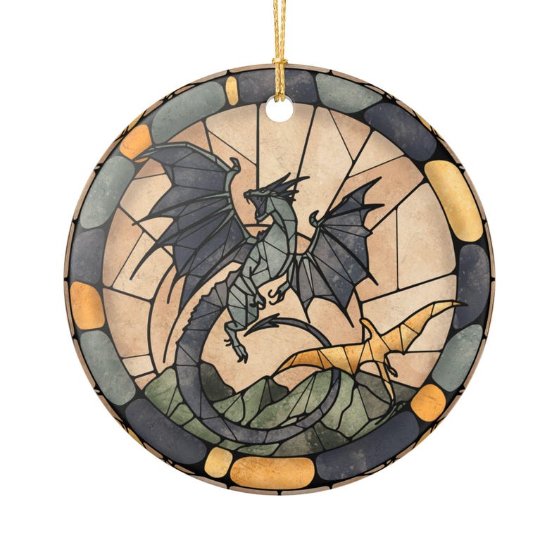 Fourth Wing Ornament Booktok Gifts Fourth Wing Christmas Basgiath War College Bookish Decor Xaden Riorson Violet Sorrengail Dragon Rider image 3