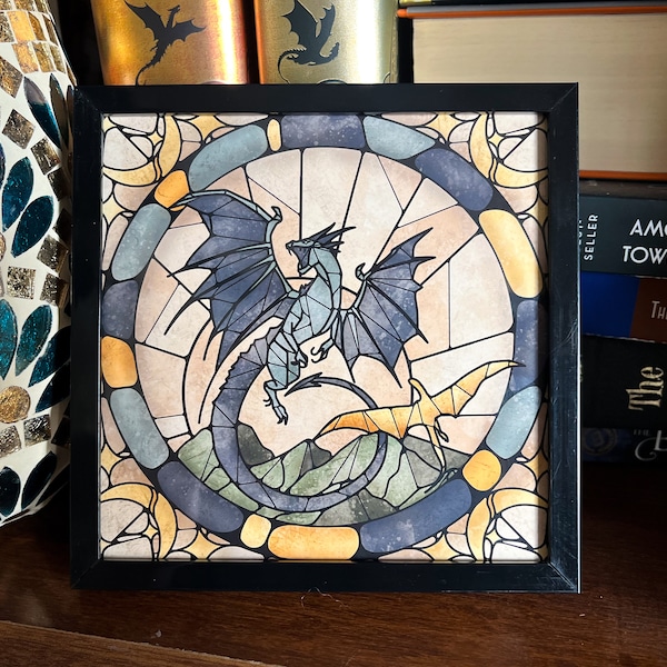 Fourth Wing Art Print Basgiath War College Bookshelf Decor Xaden Riorson Violet Sorrengail Tairn Andarna Booktok Bookish Wall Art Iron Flame