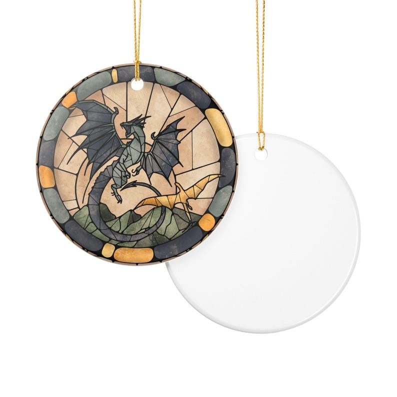 Fourth Wing Ornament Booktok Gifts Fourth Wing Christmas Basgiath War College Bookish Decor Xaden Riorson Violet Sorrengail Dragon Rider image 4