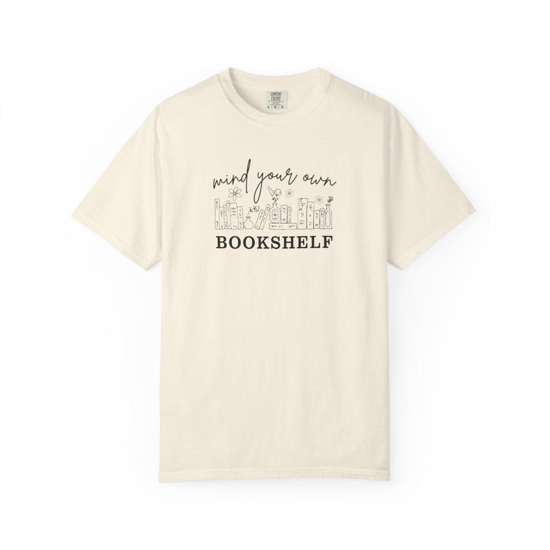Bookshelves Bookstagram Outfit Cozy Reading Shirt Trendy Book Shirt Book Nerd Tshirt Librarian Tee Romantasy Book Shelf Bookcase Shirt Gift image 5