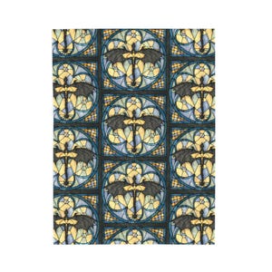 Fourth Wing Merch Basgiath Tairn Stained Glass Book Lovers Blanket Rebecca Yarros Booktok Dragon Rider Bookish Blanket Riorson Book Gift image 6