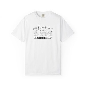 Bookshelves Bookstagram Outfit Cozy Reading Shirt Trendy Book Shirt Book Nerd Tshirt Librarian Tee Romantasy Book Shelf Bookcase Shirt Gift image 4