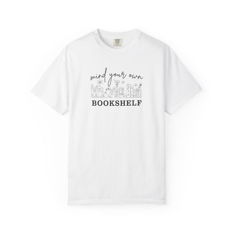Bookshelves Bookstagram Outfit Cozy Reading Shirt Trendy Book Shirt Book Nerd Tshirt Librarian Tee Romantasy Book Shelf Bookcase Shirt Gift image 4