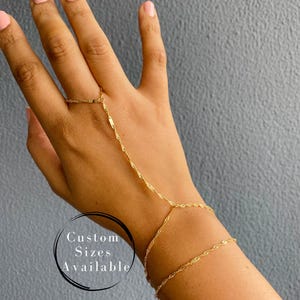 Shiny Gold Hand Chain Bracelet, Dainty Hand Bracelet, Singapore Twist Chain Bracelet, Boho Wedding Jewelry For Her, Elegant Bridal Bracelet
