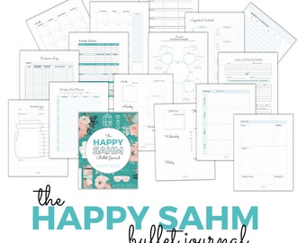 The Happy Sahm Bullet Journal | Stay at Home Mom Planner | Busy Mom Planner