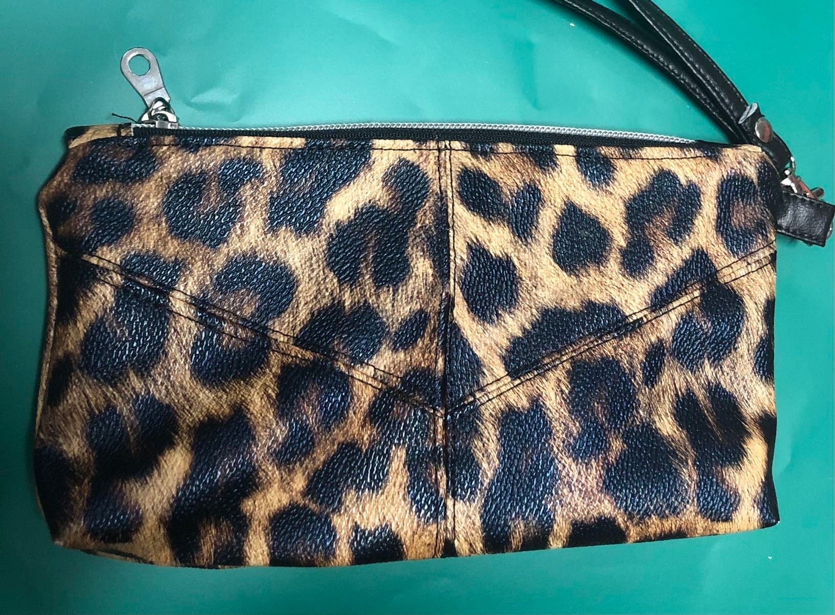 Think Pretty Leopard Clutch