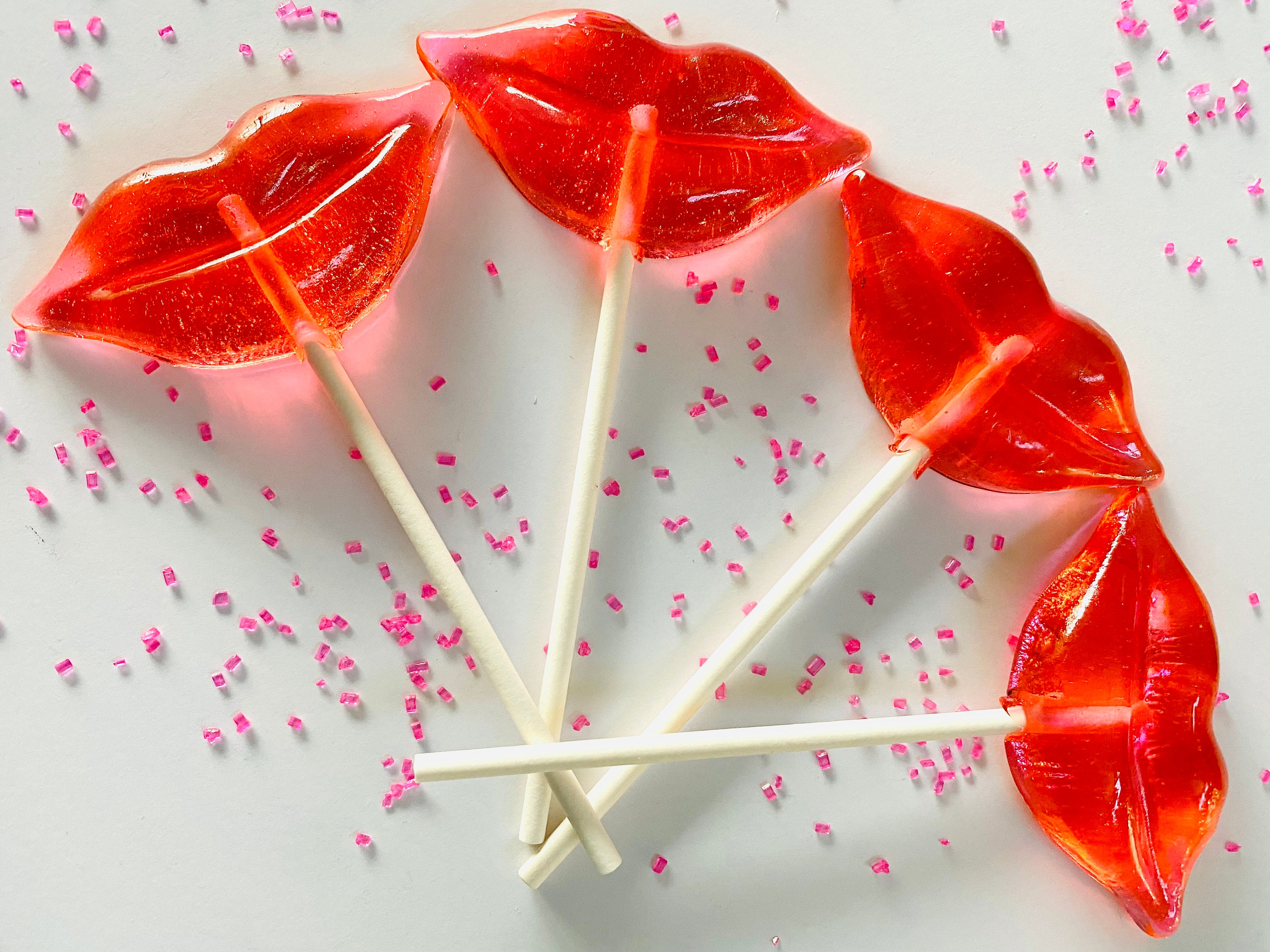 Set/16 Big Juicy Lips Lollipops Hard Candy Party Favors Etsy