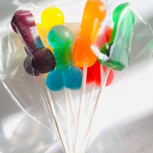 Set/16 Penis lollipops Hard Candy lollipops, Girls Night Out, Gay Pride, funny shape lollipops, bachelorette party lollipops image 10