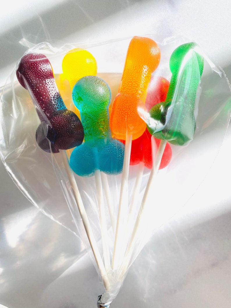 Set/16 Penis lollipops Hard Candy lollipops, Girls Night Out, Gay Pride, funny shape lollipops, bachelorette party lollipops image 10