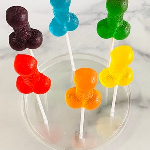 Set/16 Penis lollipops Hard Candy lollipops, Girls Night Out, Gay Pride, funny shape lollipops, bachelorette party lollipops image 9