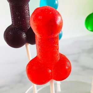 Set/16 Penis lollipops Hard Candy lollipops, Girls Night Out, Gay Pride, funny shape lollipops, bachelorette party lollipops image 4