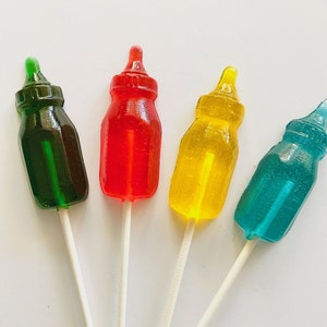 Baby Bottle Lollipops: Baby Shower Party Favors (Count 16)