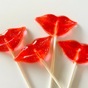 Lips Shaped Candy Lollipops: Big Juicy Lips - Bachelorette Party Favors ...