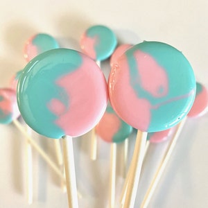 Cotton Candy Lollipops: Handmade Sweet Treats - Party Favors (Count 16)