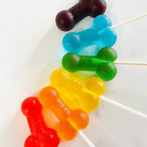 Set/16 Penis lollipops Hard Candy lollipops, Girls Night Out, Gay Pride, funny shape lollipops, bachelorette party lollipops image 5