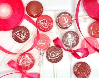 Custom Personalized Lollipops - Company Logo (Set of 16)
