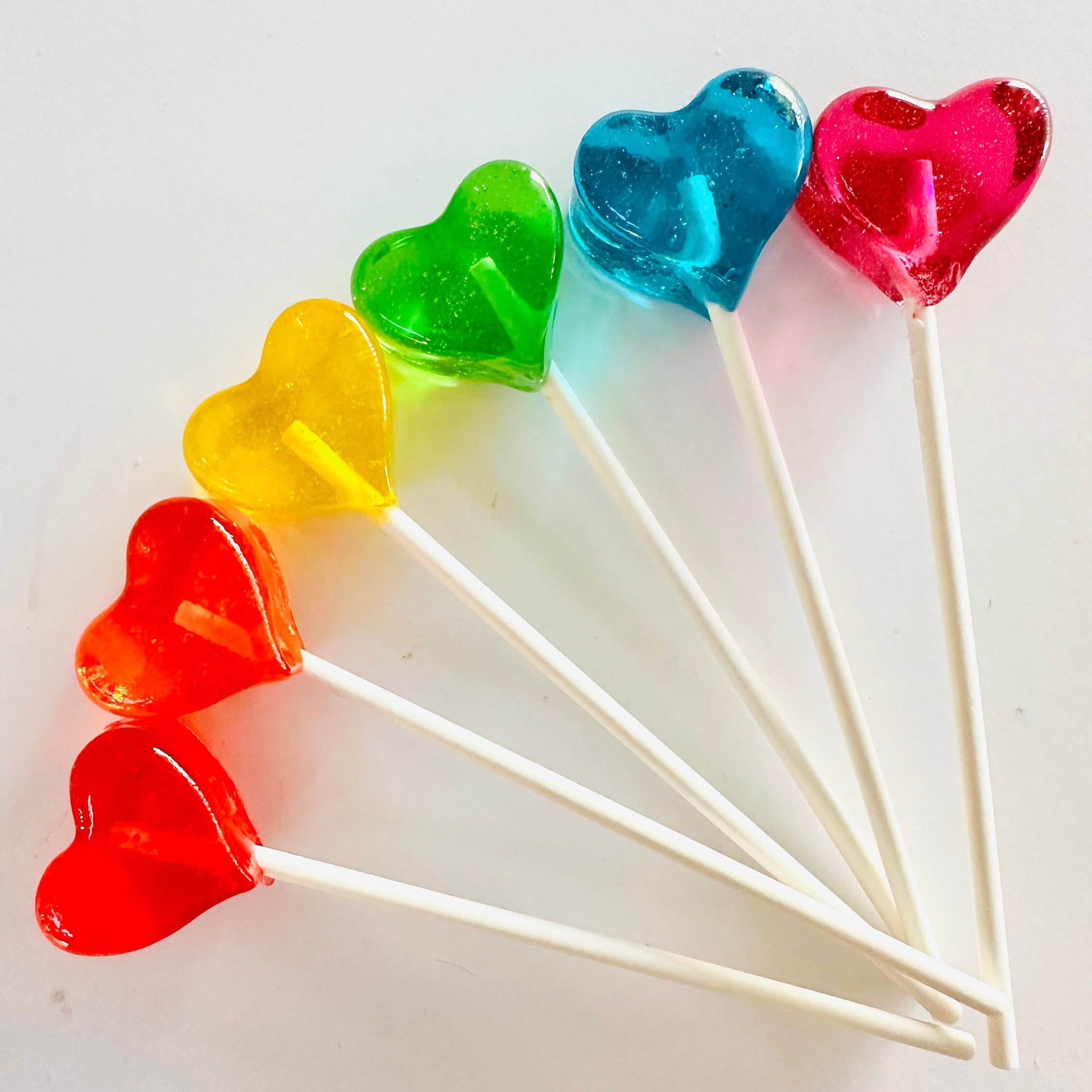 Mini Heart Lollipops: Sweet Party Gifts - Wedding, Birthday and